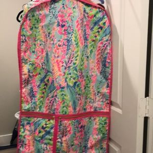 Lilly Pulitzer Garment Bag catch the wave print